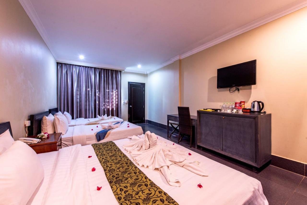 วัฒนา รีสอร์ต แอนด์ สปา Hotel เสียมราฐ ภายนอก รูปภาพ